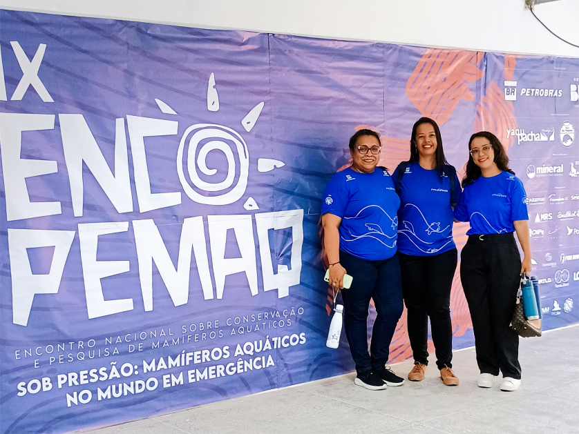 FaunaMar marca presença no IX ENCOPEMAQ — o maior encontro sobre mamíferos aquáticos do Brasil.
