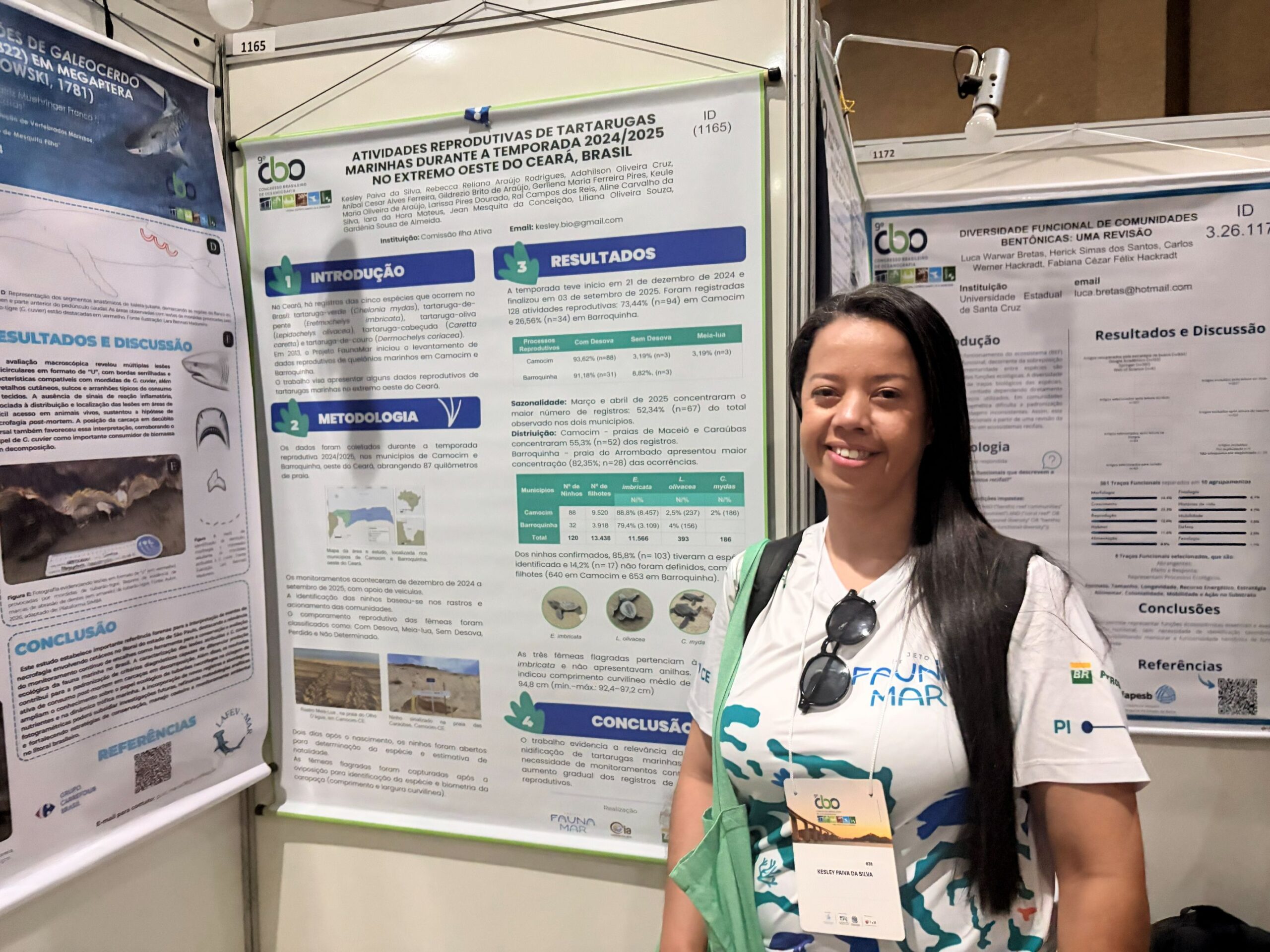 FaunaMar participa do 9º Congresso Brasileiro de Oceanografia